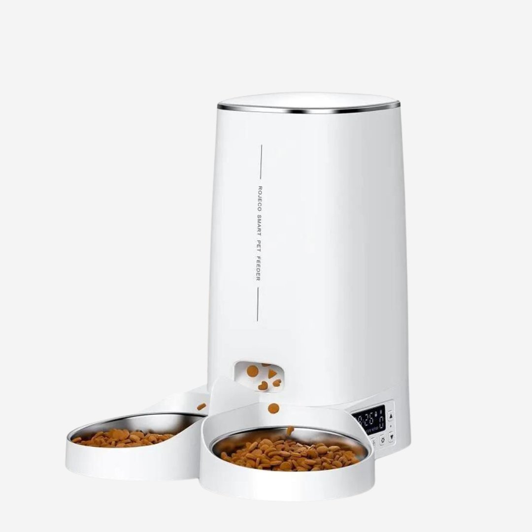 Mangeoire automatique connectée 2 bols 4L WiFi pour chats et chiens