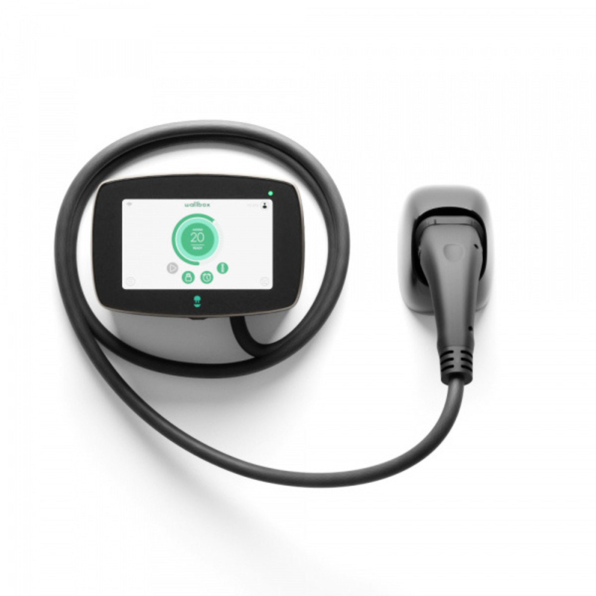 Borne de recharge intelligente Wallbox Commander 2 7,4/22kW avec câble 5m