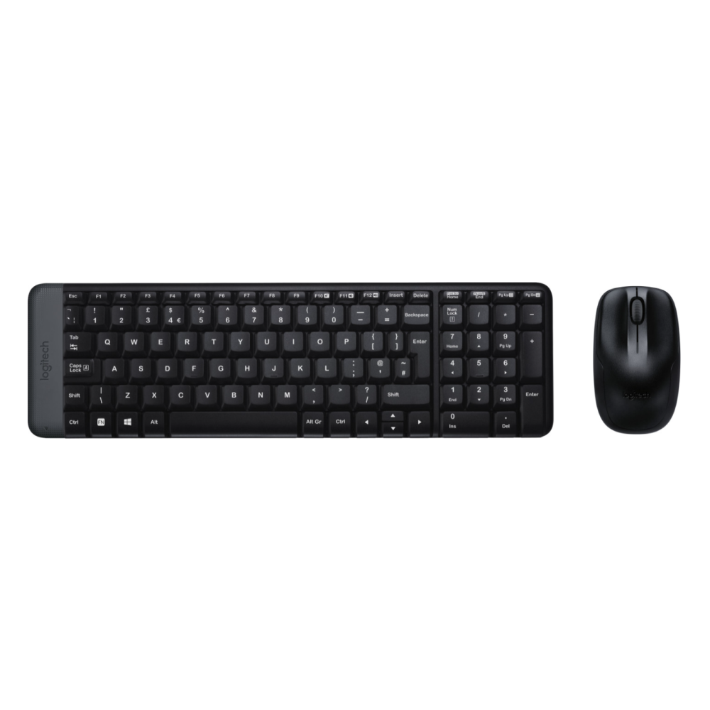 Clavier et souris sans fil Logitech MK220 AZERTY