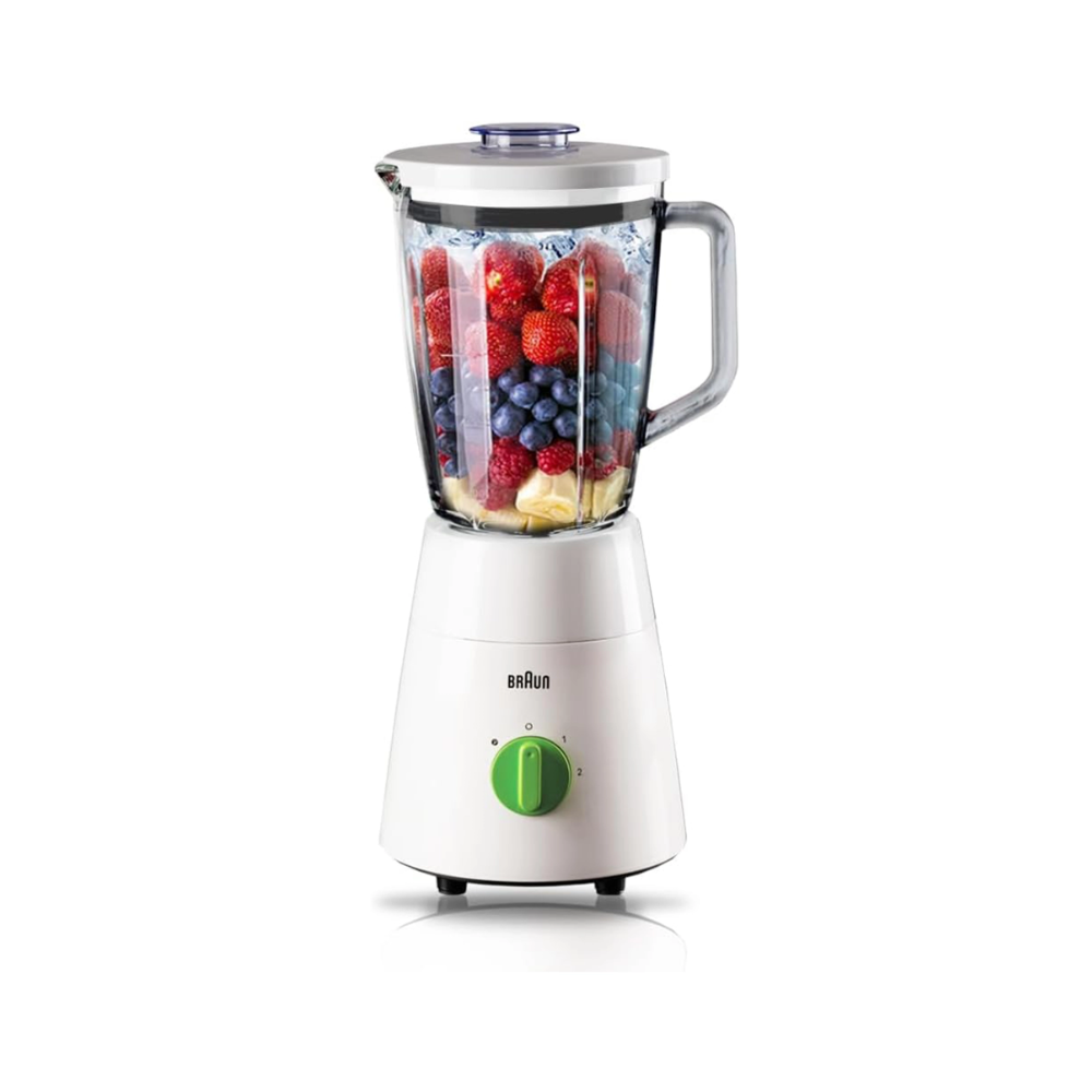 Blender Braun avec bol en verre 1,5 L et technologie TriAction - 500W
