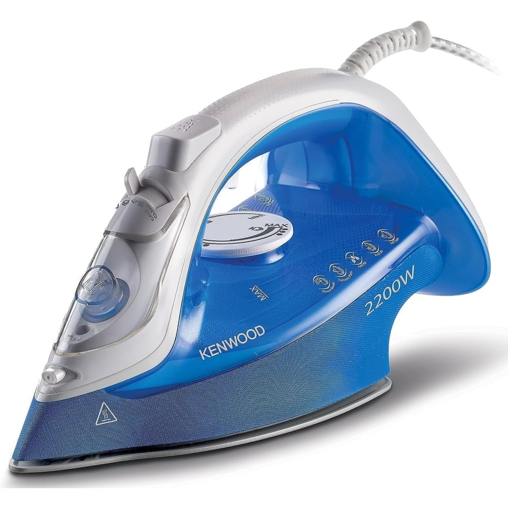 Fer à vapeur céramique 2200W bleu anti-goutte