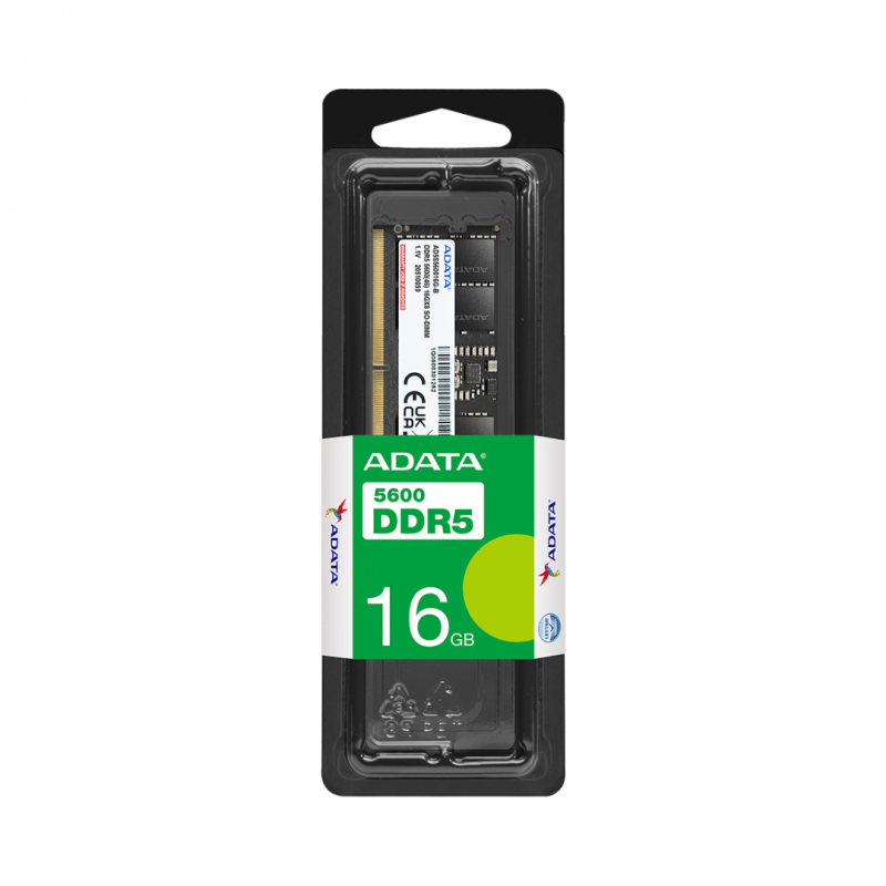 Barrette mémoire ADATA 16 Go DDR5 5600 MHz SO-DIMM