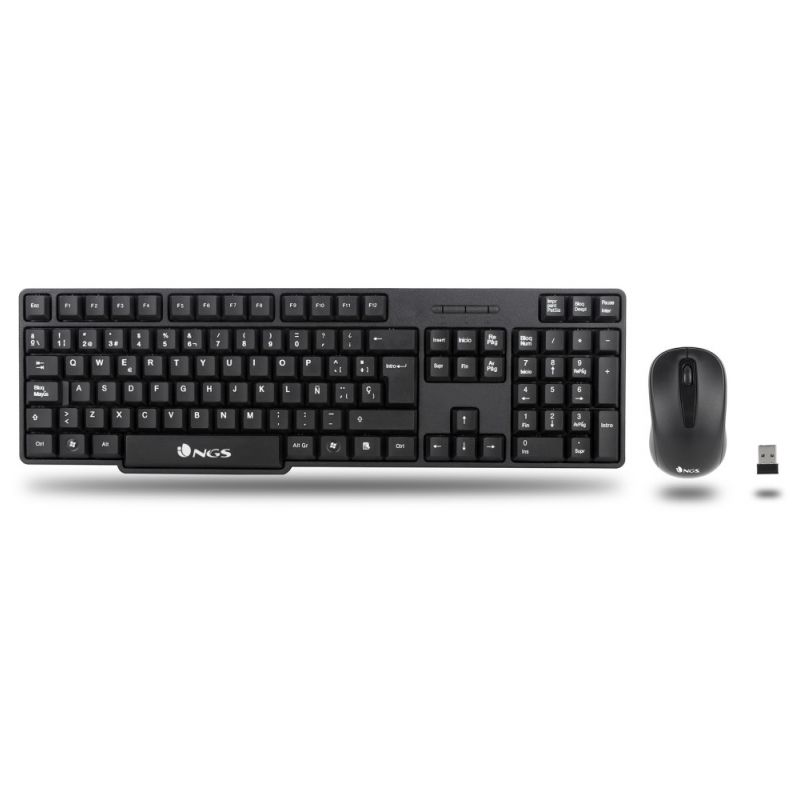 Pack Clavier/Souris sans fil NGS Euphoria AZERTY Français
