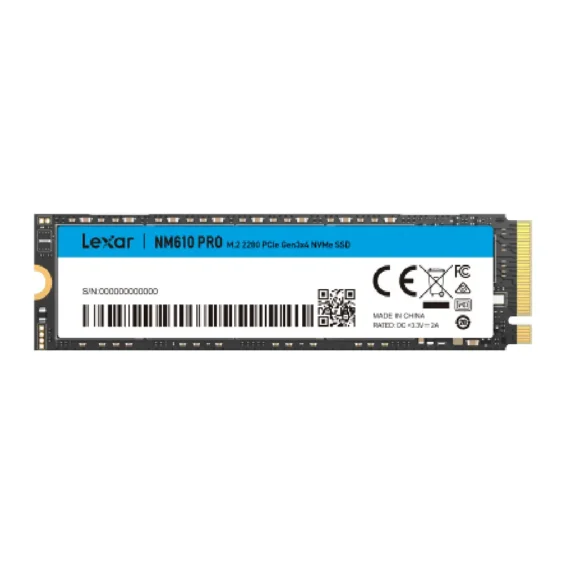 SSD Interne Lexar NM610 PRO 1 To M.2 NVMe PCIe Gen3x4