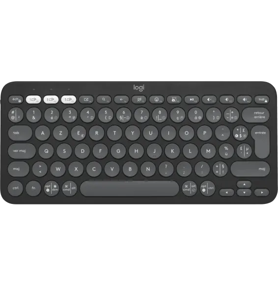 Clavier sans fil Logitech Pebble Keys 2 K380s AZERTY Bluetooth
