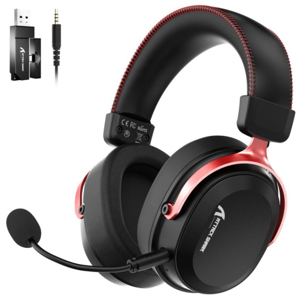 Casque Gaming ATTACK SHARK L30 PRO (Noir & Rouge)