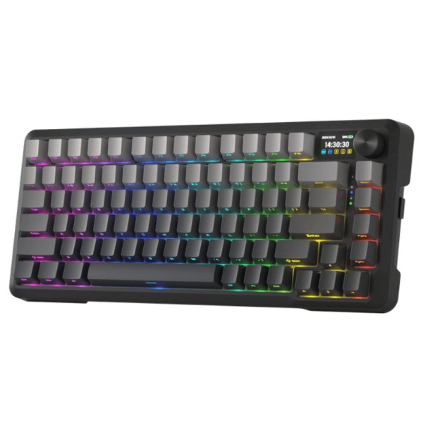 Redragon Behemoth K724 SP Tri-Mode Pro LCD Clavier Mécanique Sans Fil