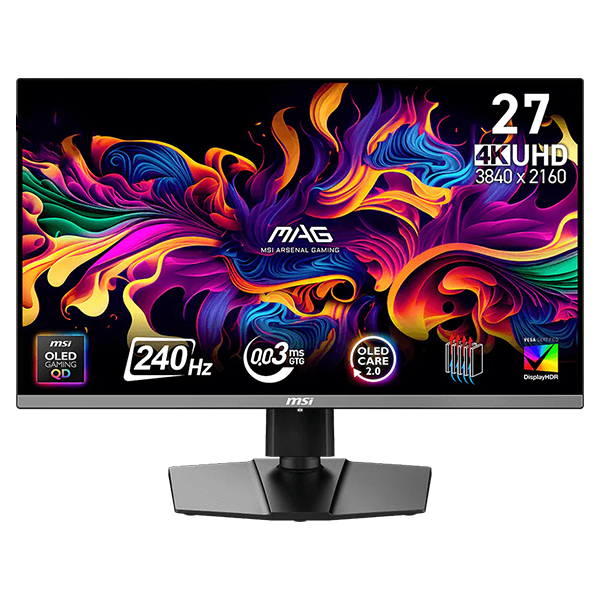 Écran Gaming MSI MAG 272UP QD-OLED 26,5" 4K 240Hz