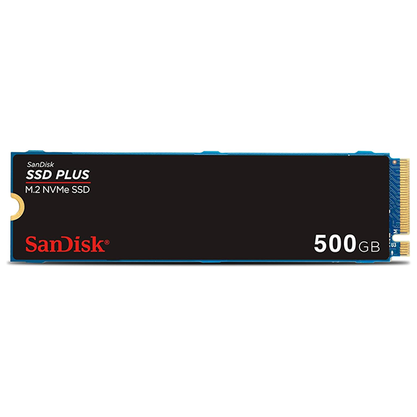 SanDisk SSD Plus 500Go M.2 2280 PCIe Gen3 x4