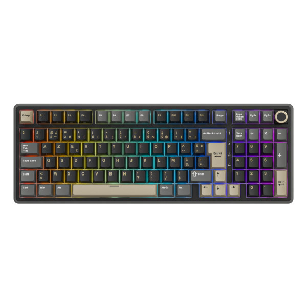 Royal Kludge RK R98Pro Phantom Beige Switch Clavier Mécanique AZERTY