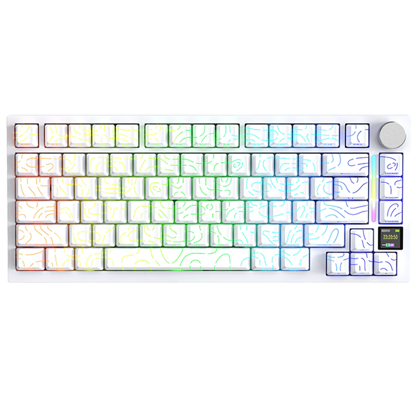 Clavier Gaming ATTACK SHARK X820 Ultra Shark Switch (Blanc Contours)