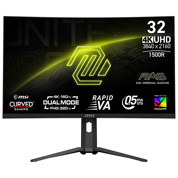 Écran MSI MAG 321CUPDF 32" incurvé 160Hz 4K