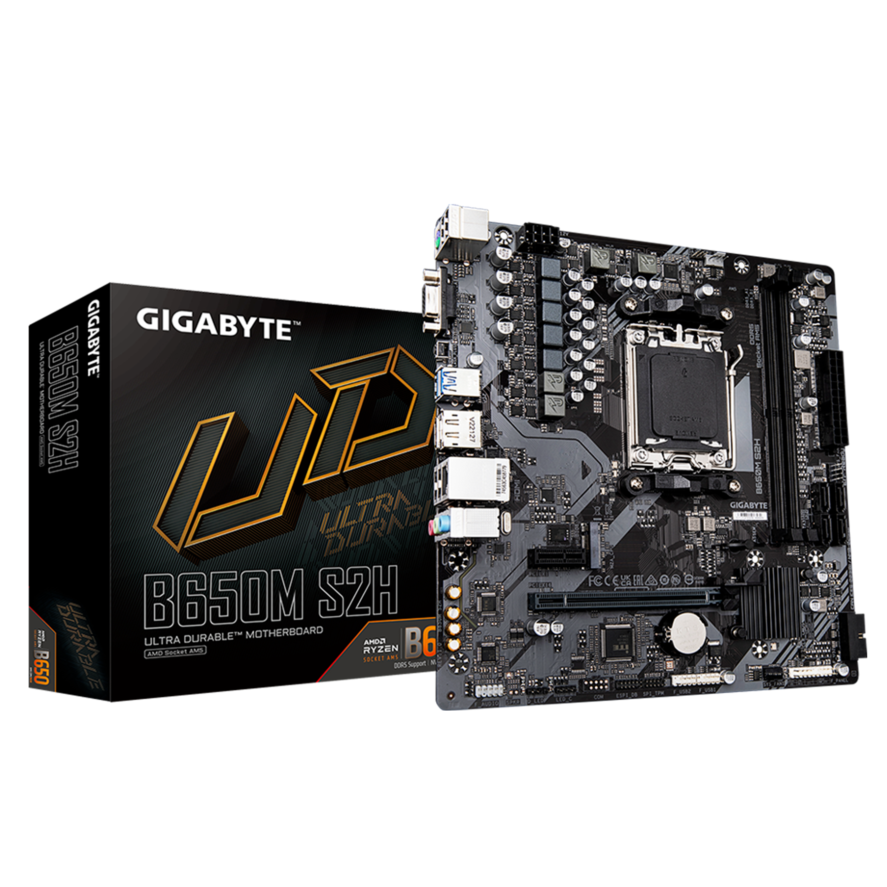 Carte mère Gigabyte B650M S2H AM5 DDR5 Micro-ATX