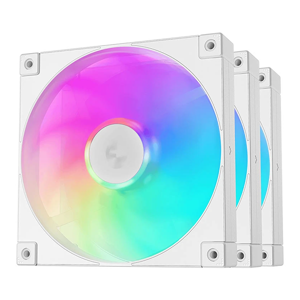 DeepCool FD14 ARGB Triple Pack White